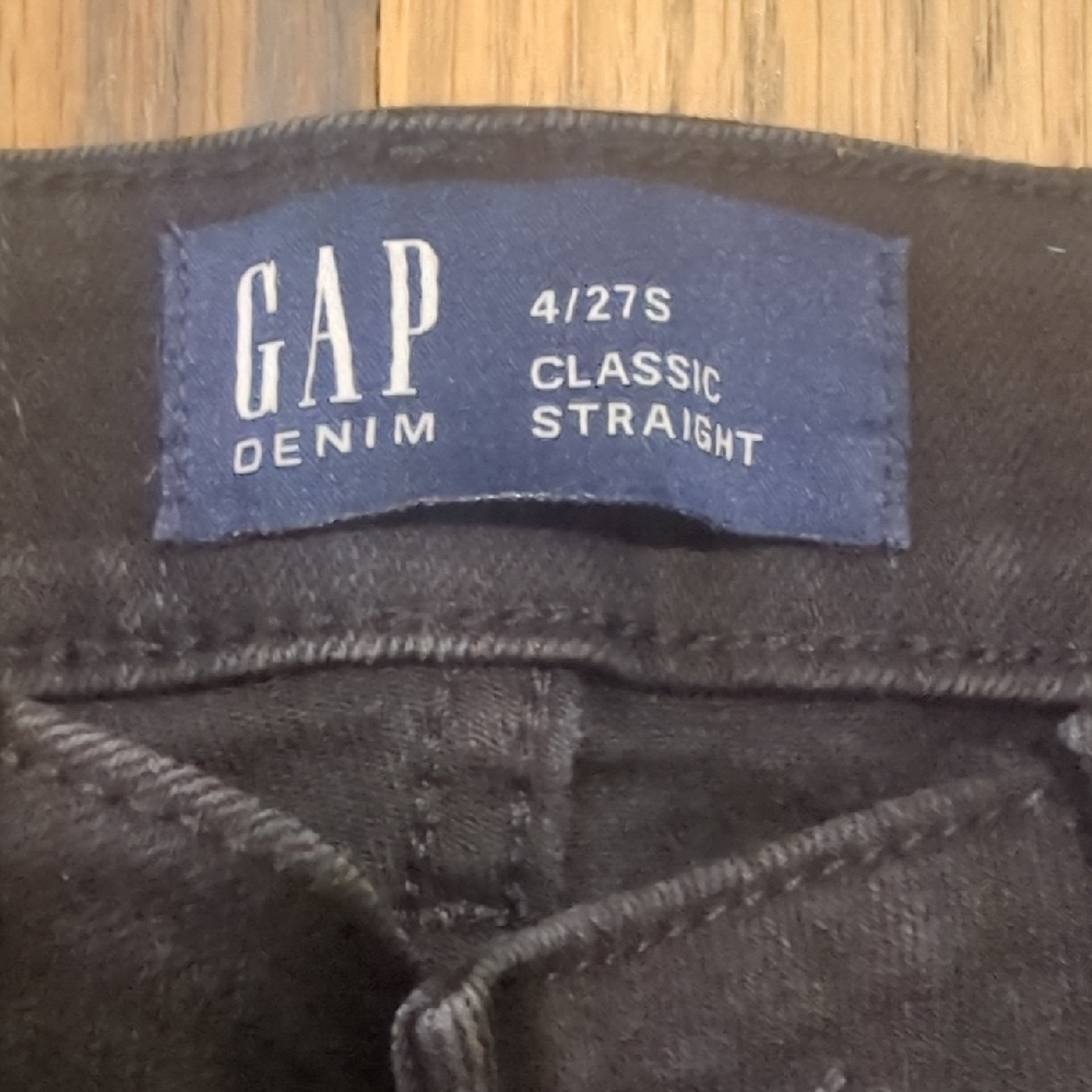 GAP Black Straight Leg Jeans - Picture 2 of 6